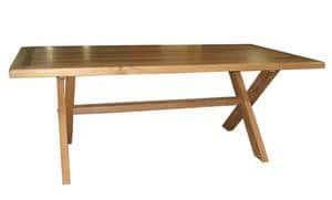 Oak Dining Table with Cross Leg - VD016