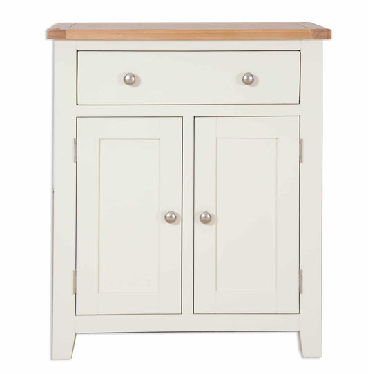 French Ivory Cream Hall Cabinet