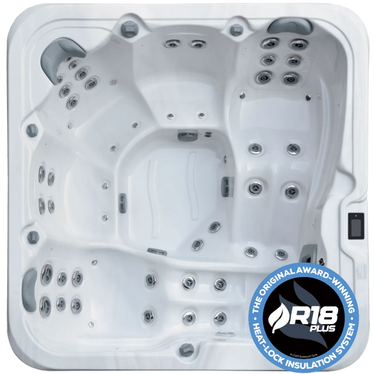 Oasis Spas RX-570 Heatwave Sterling Silver - 5 Person Hot Tub