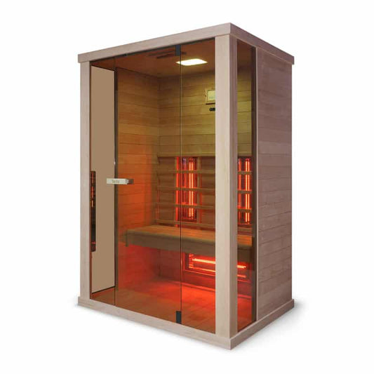 Solaris Indoor Hemlock 2 Person Infrared Home Sauna
