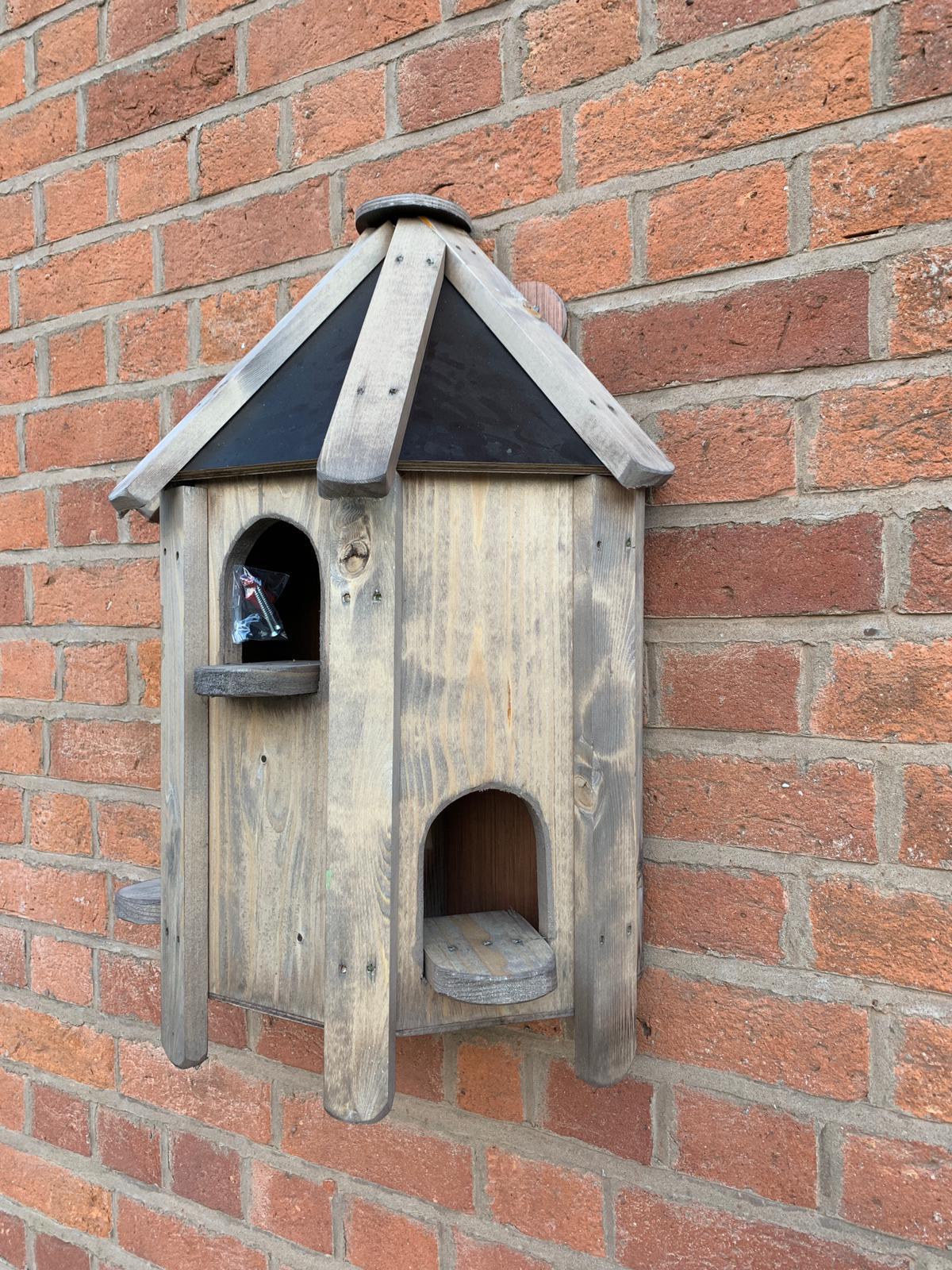 NEW 1/2 DOVECOTE BIRD HOUSE WALL MOUNTED