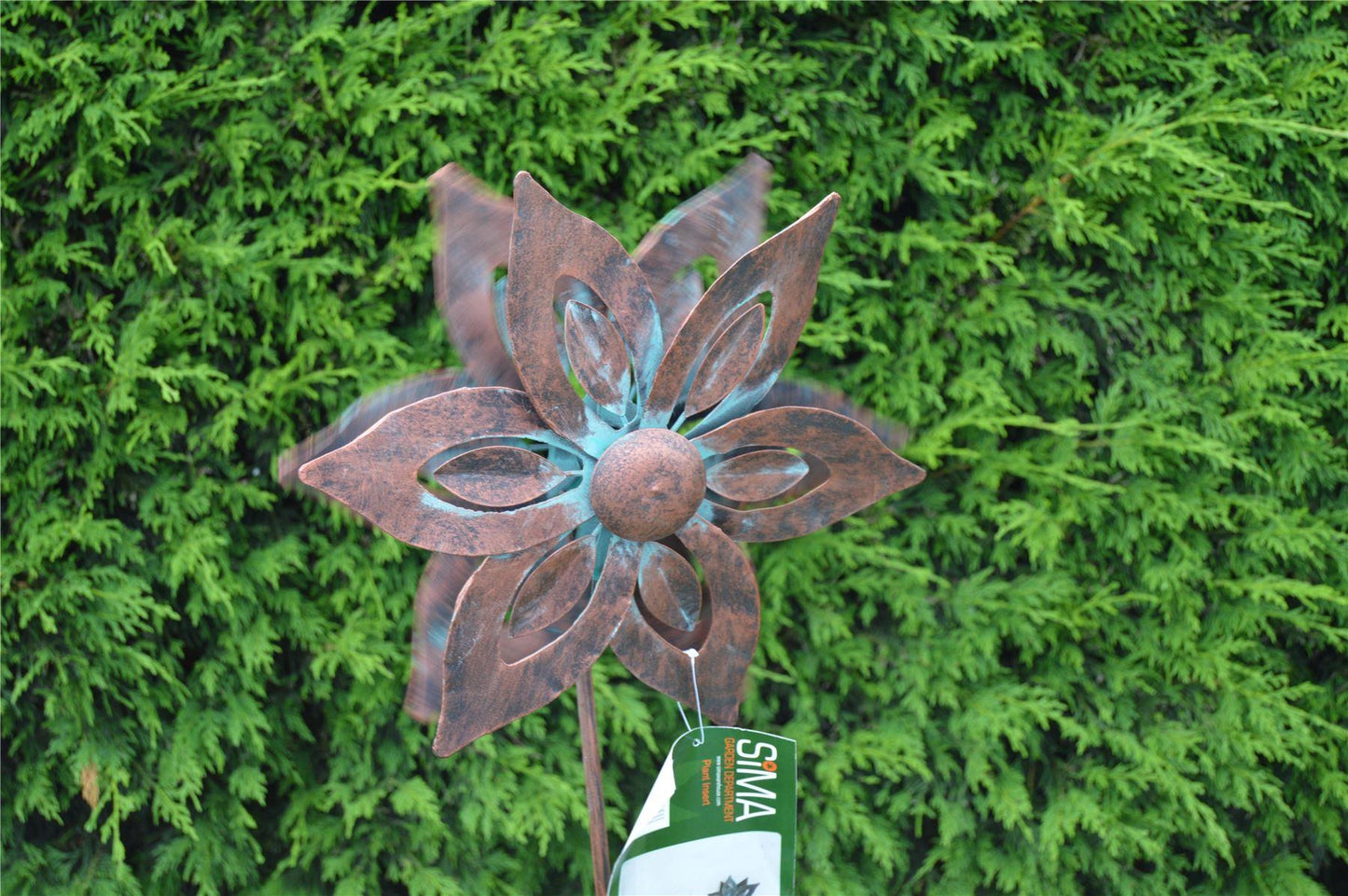 Garden Wind Spinner Plant Insert - Daisy Ornament  - 120cm