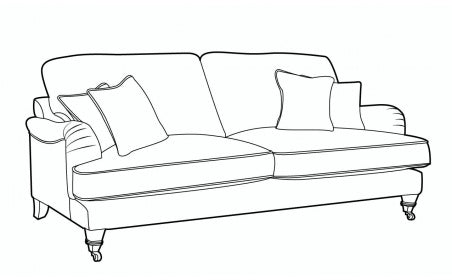 Beatrix 4 Seater Sofa - Choose Your Own Fabric
