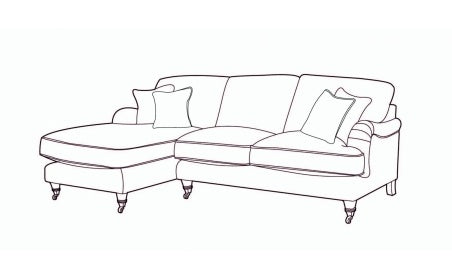 Beatrix Corner Sofa LFC, RH2 3 Seater - Choose Your Own Fabric