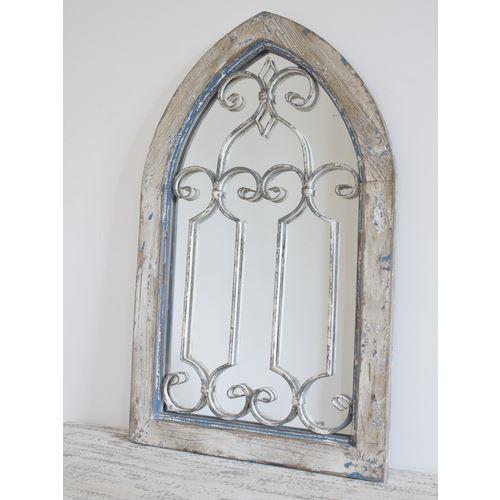 Wall Decoration Rustic Arch Mirrored Wall Decoration