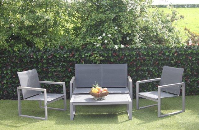 GARDEN PATIO SOFA SET PETANI 2 CHAIRS TABLE AND 2 SEATER CHAIR