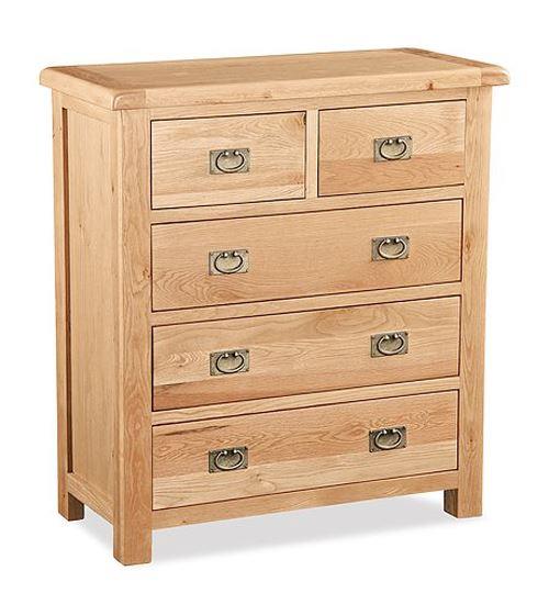 Sussex Oak Chest 2 Over 3