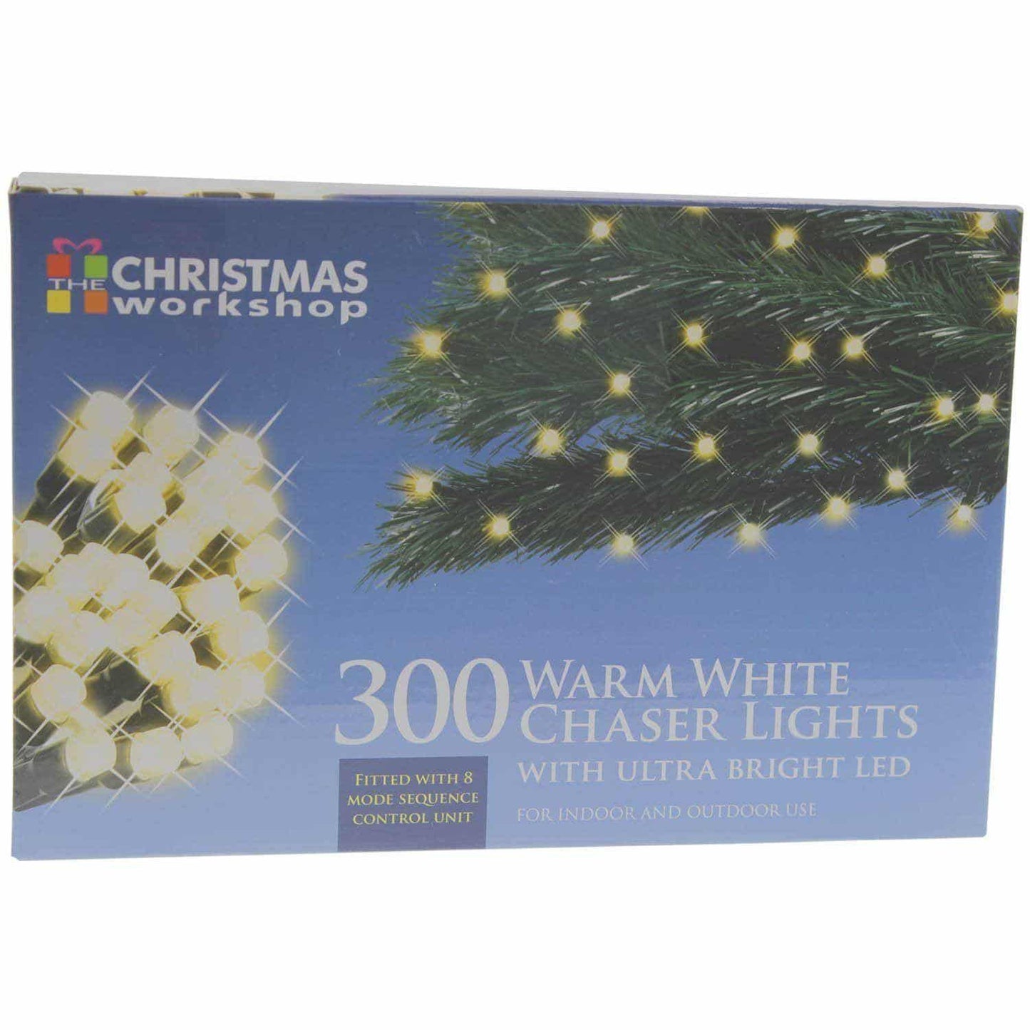 300 Warm White Chaser Lights WithUltra Bright LED