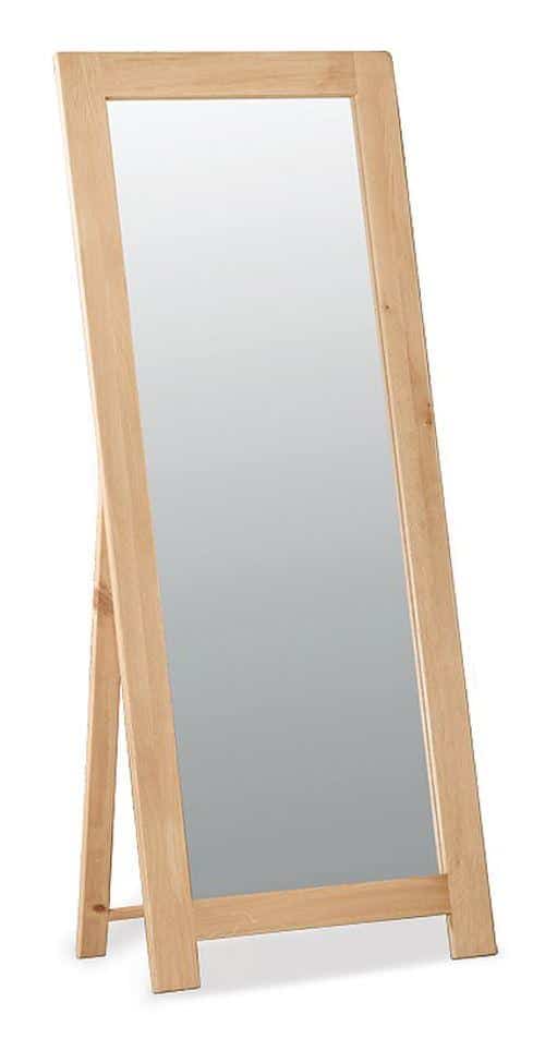 Sussex Oak Cheval Mirror