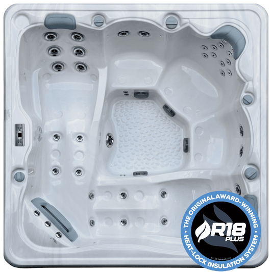 Oasis Spas HE-570 Platinum Sterling Silver - 5 Person Hot Tub
