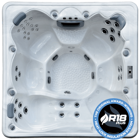 Oasis Spas HE-760 Platinum Sterling Silver - 6 Person Hot Tub