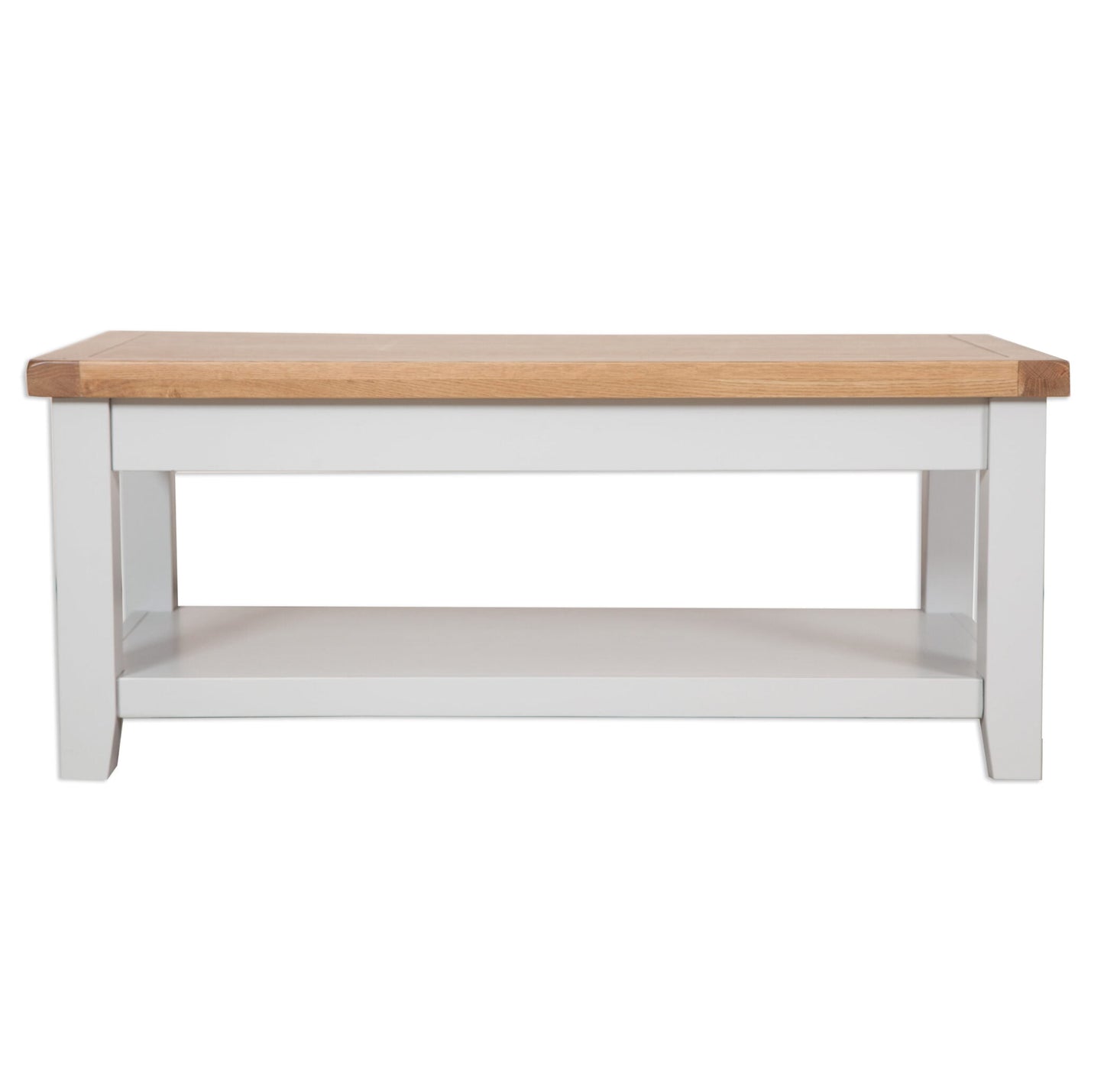 French Grey Coffee Table With Shelf