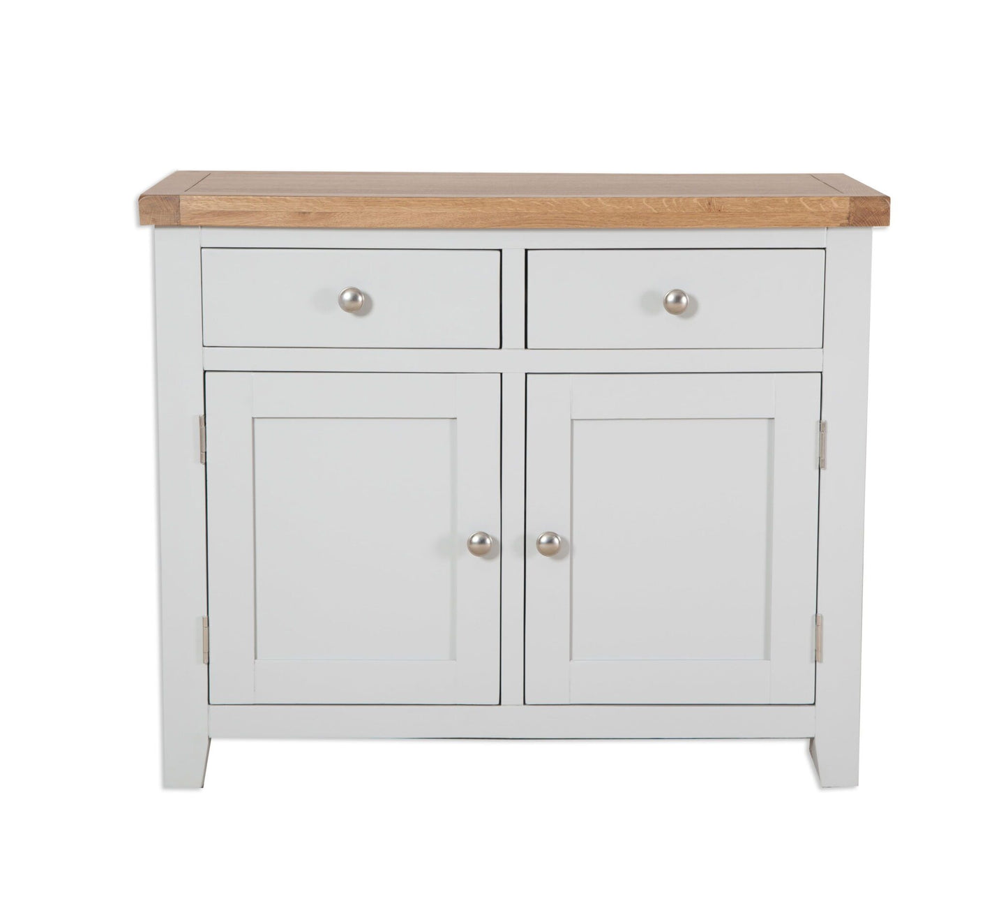 French Grey Painted Sideboard 2 Door 2 Drawer