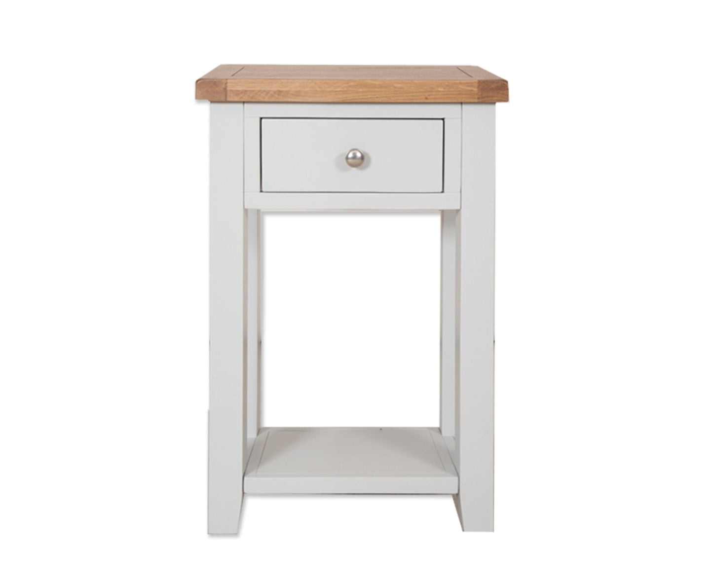 French Grey Painted Console Table 1 Drawer
