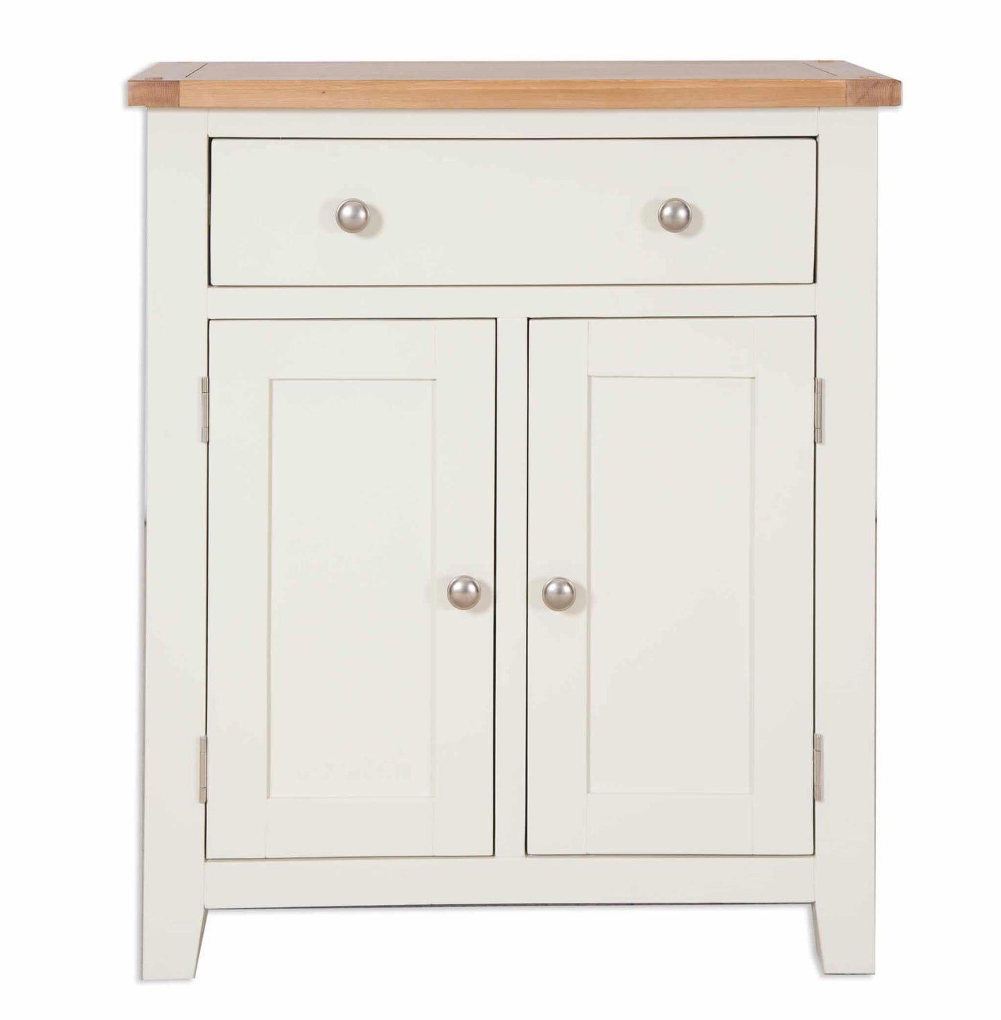 French Ivory Cream Hall Cabinet