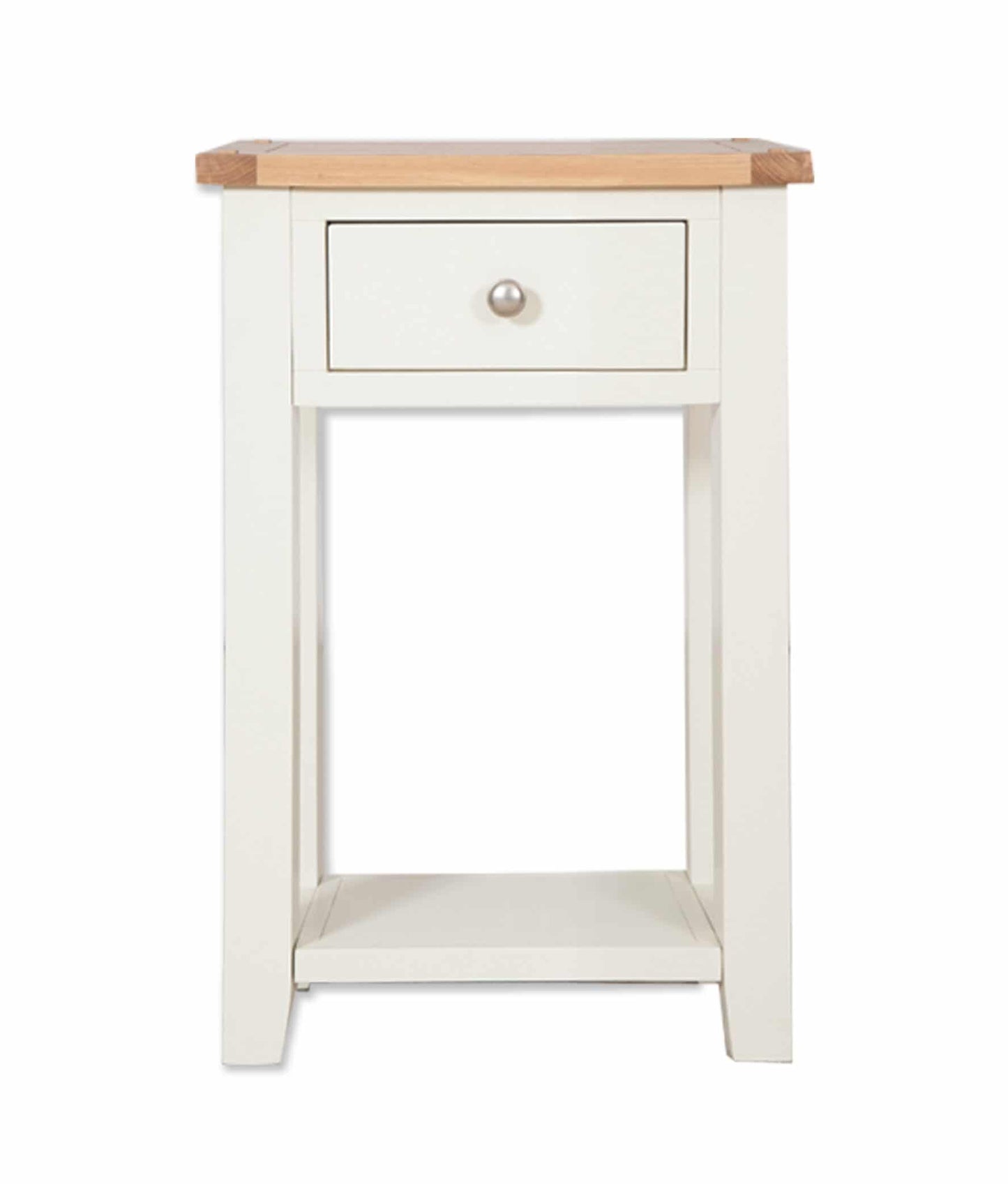 French Ivory Cream 1 Drawer Console Table