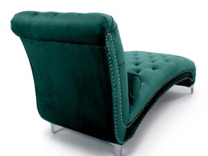 Dorchester Brushed Velvet Chaise Longue - Image 4