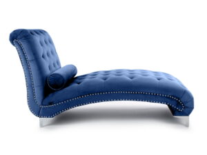 Dorchester Brushed Velvet Chaise Longue - Image 14