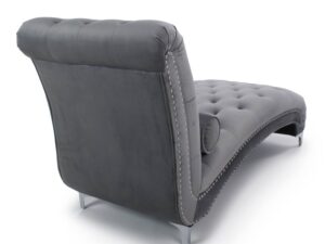 Dorchester Brushed Velvet Chaise Longue - Image 8