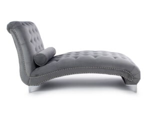 Dorchester Brushed Velvet Chaise Longue - Image 9