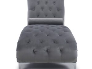 Dorchester Brushed Velvet Chaise Longue - Image 10