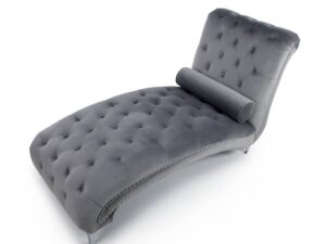 Dorchester Brushed Velvet Chaise Longue - Image 11