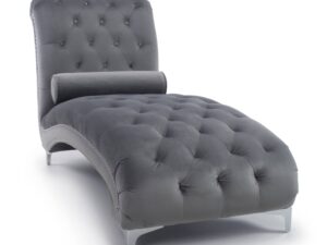 Dorchester Brushed Velvet Chaise Longue - Image 12
