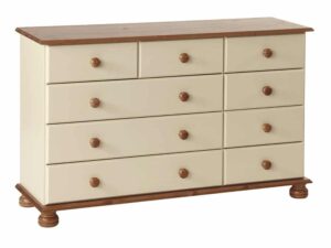2+3+4 Drawer Chest Cream and Pine