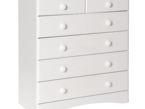 2+4 Drawer Chest White - Image 1