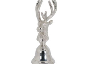 Brushed Silver Stag Bell - Image 1