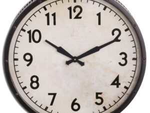Grey Drummer Clock