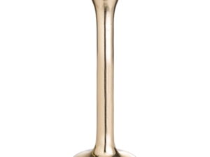 Sleek Brass Simple Design Short Candle Holder