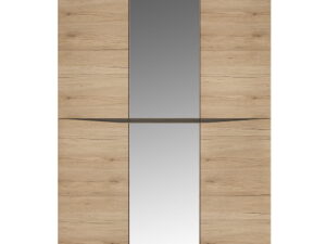 3 Door Wardrobe with Centre Mirror door