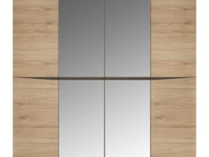 4 Door Wardrobe with 2 Mirror doors