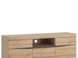 2 Door 1 Drawer Wide TV Cabinet - Image 1