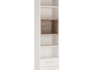 Tall 2 Drawer Bookcase