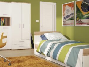 2 Door 2 Drawer Wardrobe - Image 4