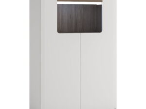 Low 2 Door cabinet with open shelf (inc Plexi Lighting)