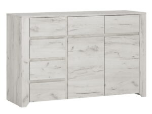 2 Door 3+3 Drawer Wide Chest