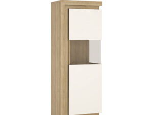 Narrow display cabinet (RHD) 164.1cm high (including LED lighting) - Image 1