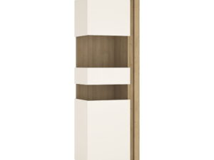 Tall narrow display cabinet (LHD) (including LED lighting)