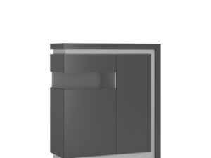 2 door designer cabinet (LH) (including LED lighting) - Image 1