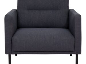 Larvik Armchair - Antracit, Black Legs