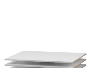 Set of 3 Shelves - Narrow (for 120cm wardrobe) in White