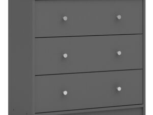 Chest of 3 Drawers in Grey