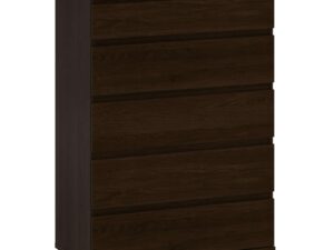 Chest of 5 Drawers in Dark Walnut