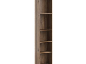 Tall Narrow Bookcase (4 Shelves) in Walnut