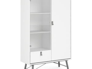 China cabinet 1 door + 1 glass door + 1 drawer