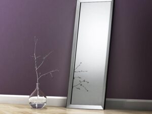 Julian Bowen Soprano Lean-To Dress Mirror, Clear Glass ? - Image 1