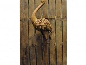 Rusty Crane Bird 39" Inch Garden Ornament - Image 1